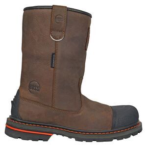 Hoss Mens Cartwright II Wellington Soft Toe Waterproof Brown Boots (NWT)